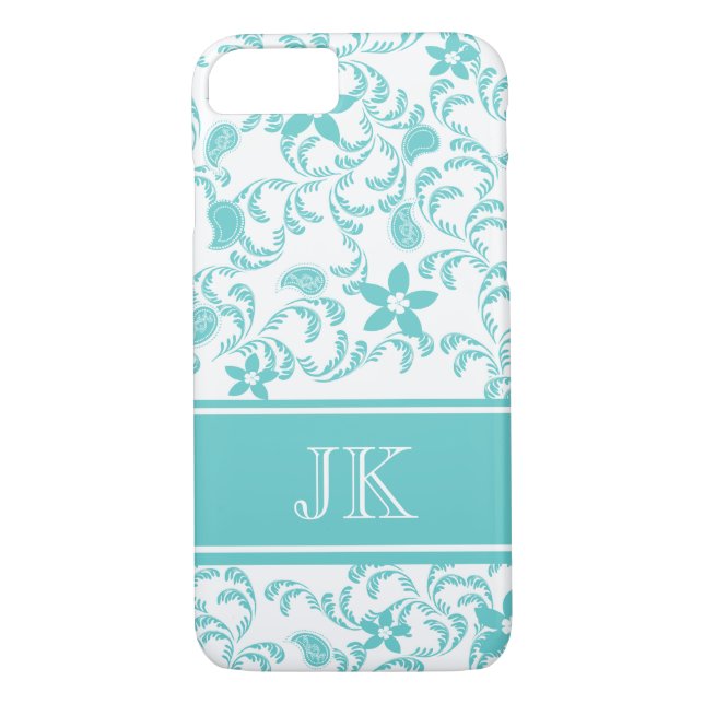 Paisley Garden with Changable Colour Case-Mate iPhone Case (Back)