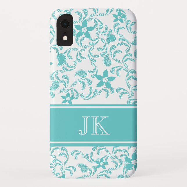 Paisley Garden with Changable Colour Case-Mate iPhone Case (Back)
