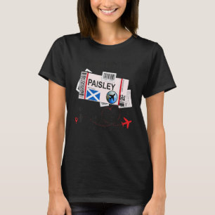 Paisley Girl  Paisley Boarding Pass  Paisley T-Shirt
