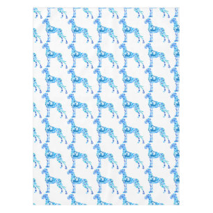 Paisley Great DAne Tablecloth