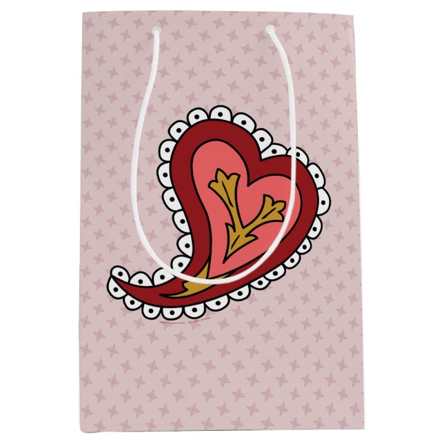 Paisley Heart Gift Bag (Front)