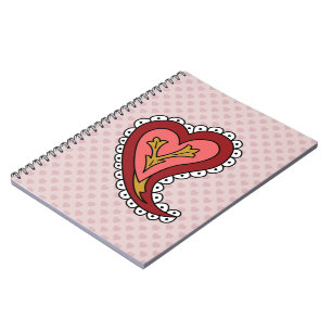 Paisley Heart Notebook