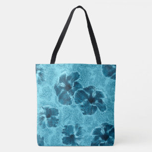 Paisley Hibiscus Vintage sac de plage psychédéliqu