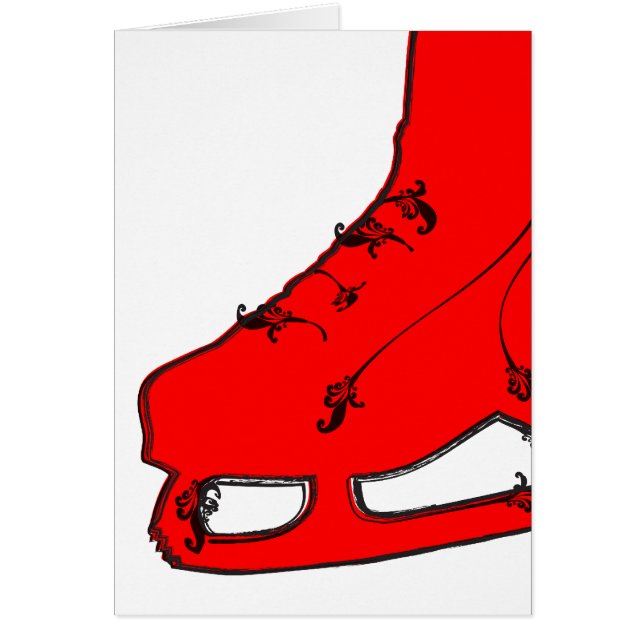 paisley ice skate (Front)