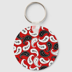 Paisley Keychain