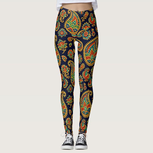 paisley  leggings (Front)