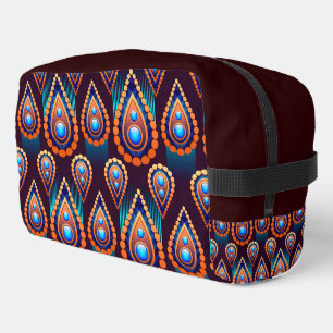 Paisley Like Colourful Jewel Pattern Dopp Kit