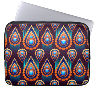 Paisley Like Colourful Jewel Pattern Laptop Sleeve