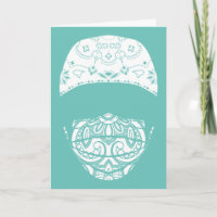 paisley med mask card