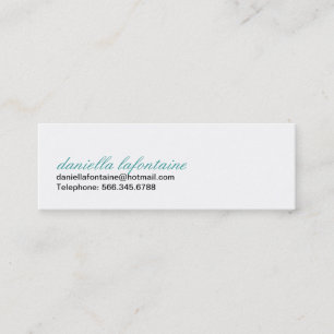 Paisley Mini-Calling Cards