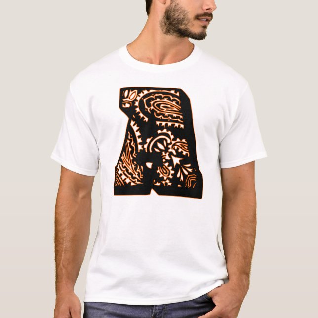Paisley Monogram - A T-Shirt (Front)