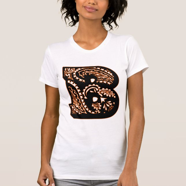 Paisley Monogram - B T-Shirt (Front)