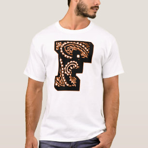 Paisley Monogram - F T-Shirt
