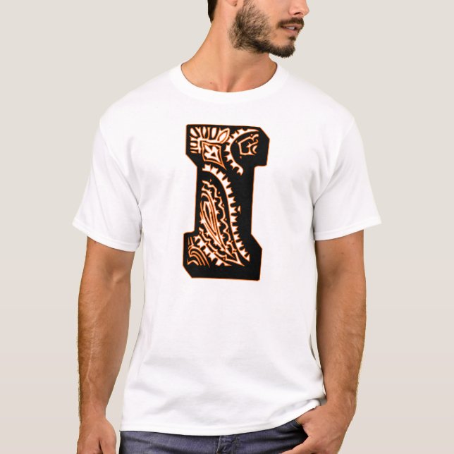 Paisley Monogram - I T-Shirt (Front)