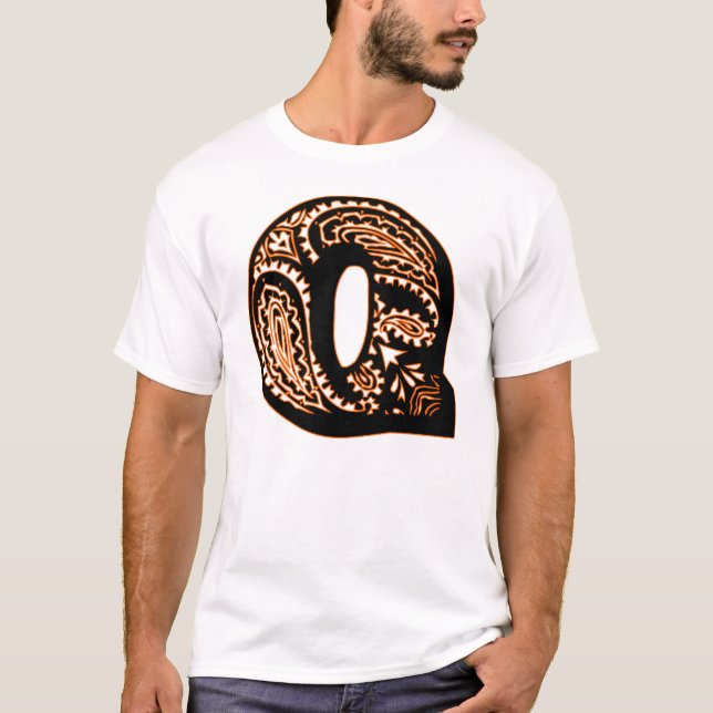 Paisley Monogram - Q T-Shirt (Front)