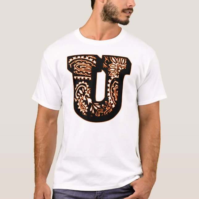 Paisley Monogram - U T-Shirt (Front)