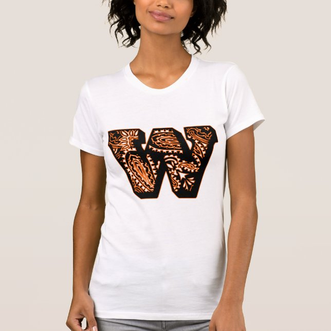 Paisley Monogram - W T-Shirt (Front)