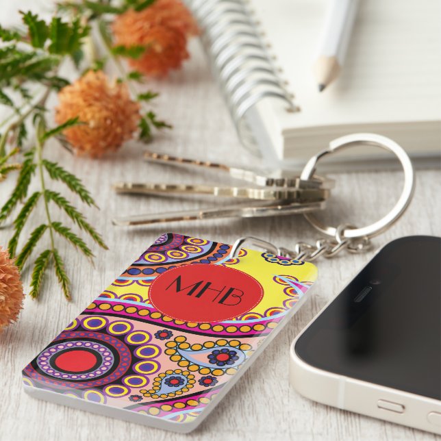 Paisley Motif, Persian Paisley, Le Boteh, Monogram (Devant droit)