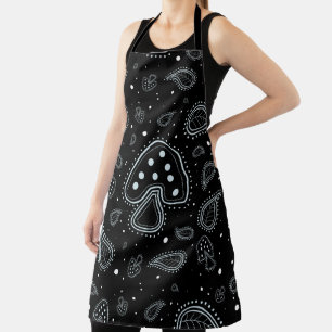 Paisley Mushroom Apron