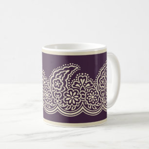 Paisley on Purple Coffee Mug