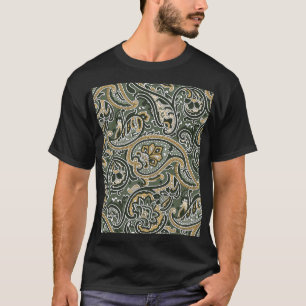 Paisley Oriental Ethnic, Vintage Seamless. T-Shirt