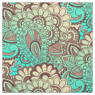 Paisley Ornaments I + your backgr. & ideas Fabric