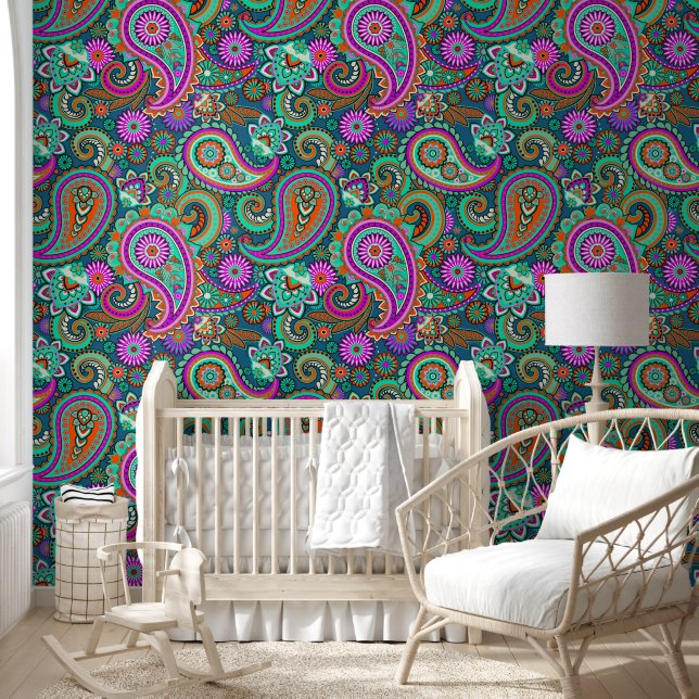 Paisley Ornaments / Pattern 2 Wallpaper (Kids)