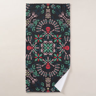 Paisley ornementale, crânes et os Bandana Imprimer