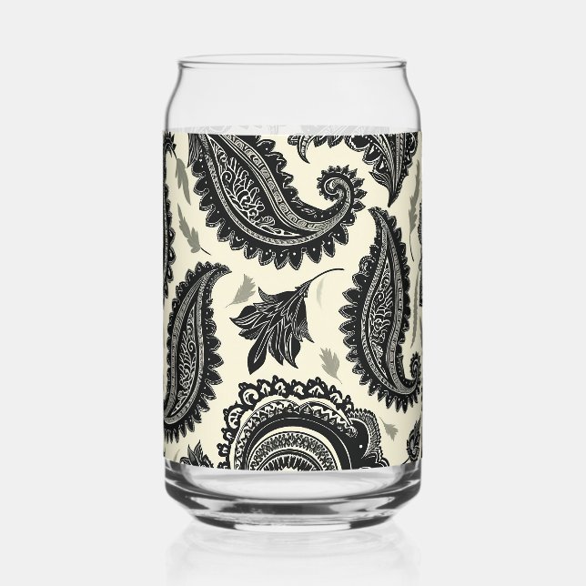 Paisley Palaces Can Glass (Front)