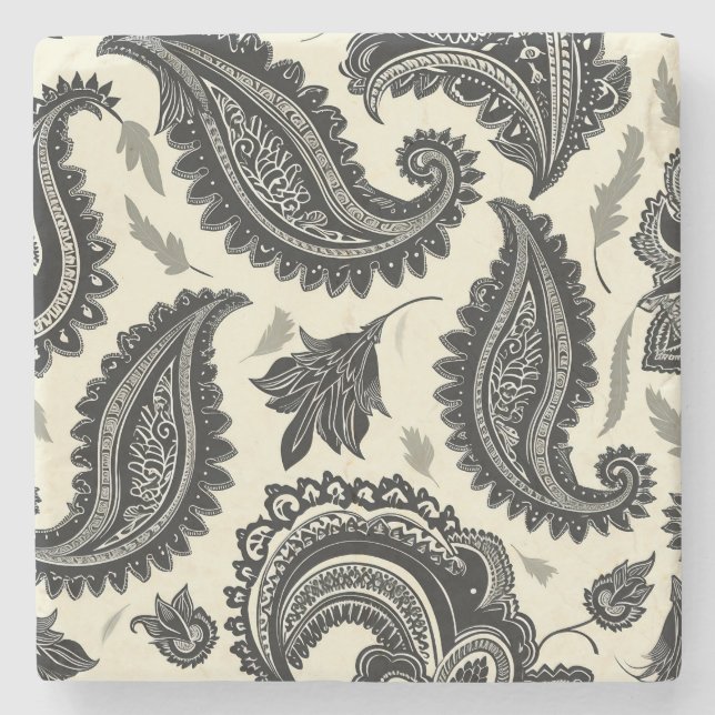 Paisley Palaces Stone Coaster (Front)