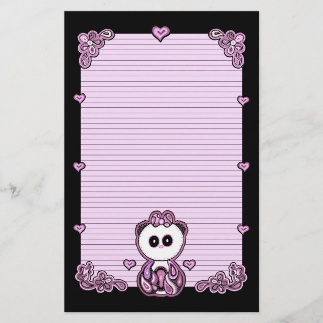Paisley Panda Paper (Front)