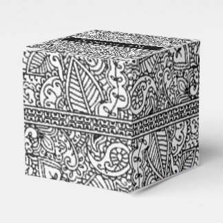 Paisley Passion - Black (Henna) Favor Box