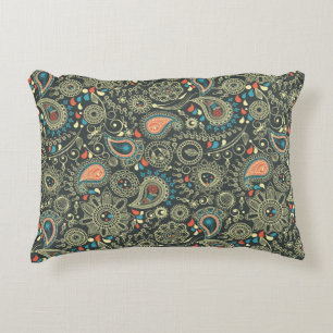 Paisley Pattern 3 Decorative Pillow