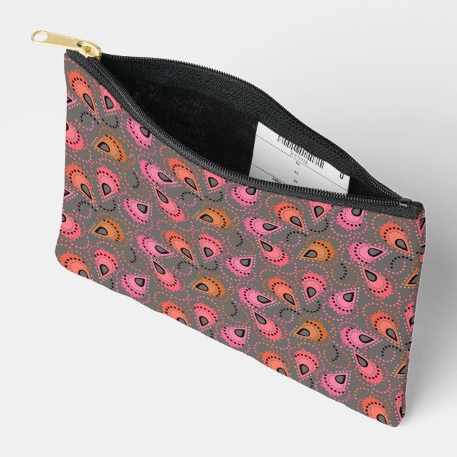 Paisley pattern. accessory pouch (Open)