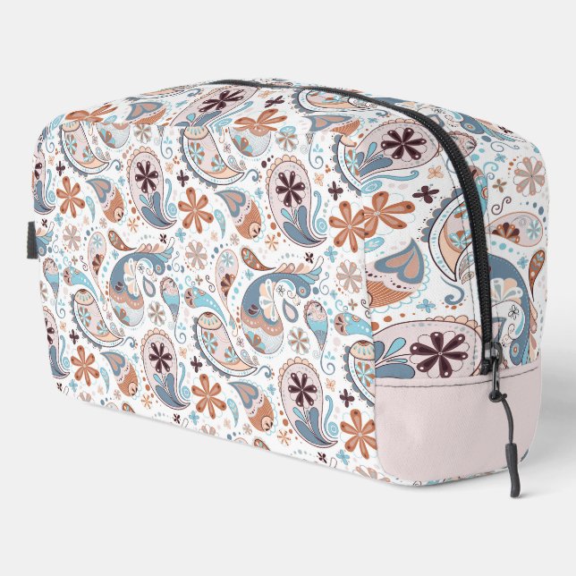 Paisley Pattern Background Dopp Kit (Right Corner)