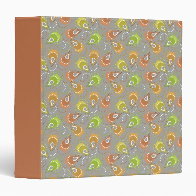 Paisley pattern. binder (Front/Spine)