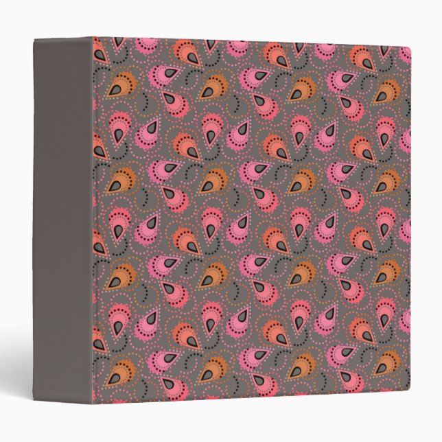 Paisley pattern. binder (Front/Spine)