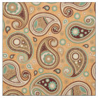 Paisley pattern Brown and teal