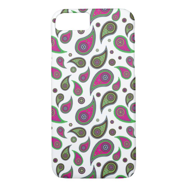 Paisley Pattern iPhone 7 Cases (Back)