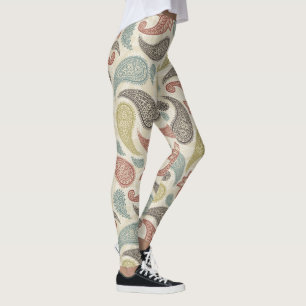 Paisley Pattern Leggings