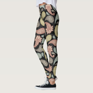 Paisley Pattern Leggings