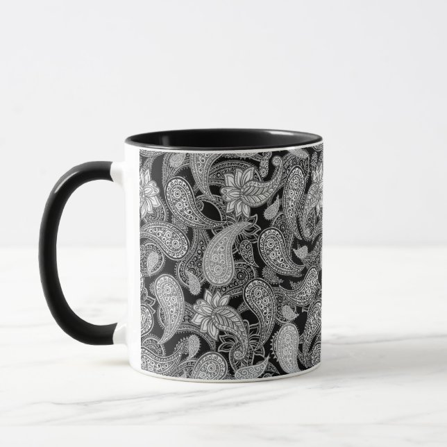 Paisley Pattern  Mug (Left)