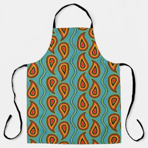 Paisley pattern,ornamental fabric texture indian s apron