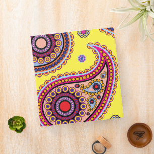 Paisley Pattern, Persian Paisley, Oriental Paisley Binder