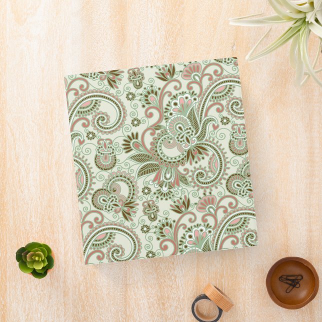 Paisley Pattern, Persian Paisley, Oriental Paisley Binder (In Situ)
