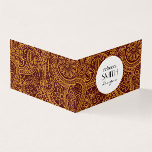Paisley Pattern, Persian Paisley, Oriental Paisley Business Card