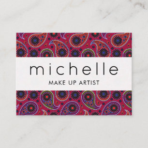 Paisley Pattern, Persian Paisley, Oriental Paisley Business Card