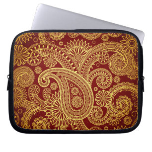 Paisley Pattern, Persian Paisley, Oriental Paisley Laptop Sleeve
