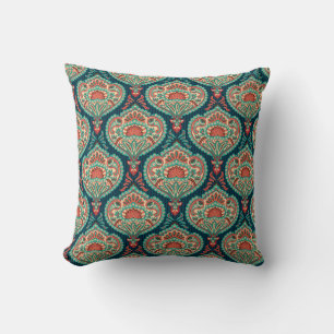 Paisley pattern throw pillow