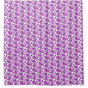 Paisley pattern, violet, purple and white
